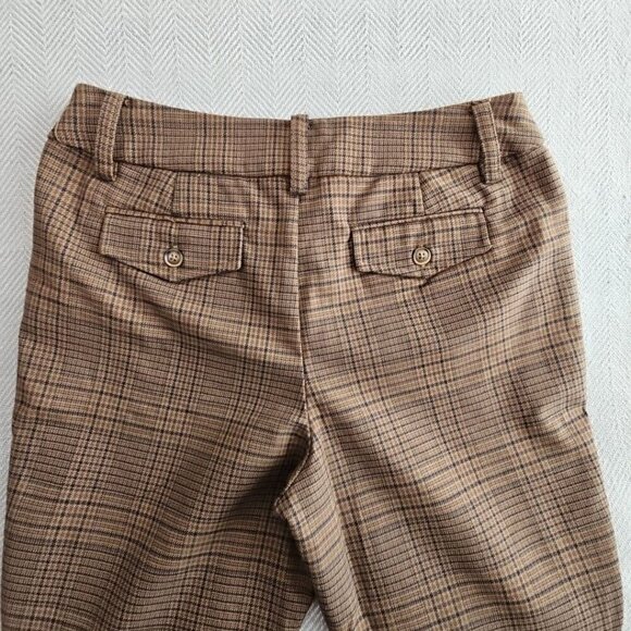 Urban Outfitters Jamie Flare Trouser Pant Size 6 Mid Rise Pockets Dark Academia - Picture 15 of 16